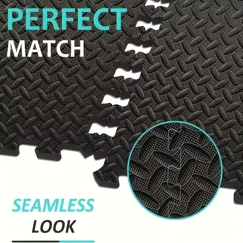 16PCS Interlocking EVA Foam Puzzle Mat – Gym & Home Exercise Flooring Tiles