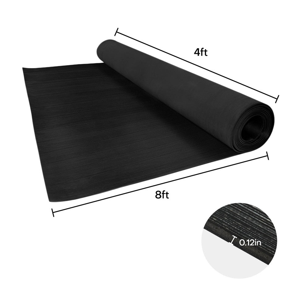 3mm Thick Garage Floor Mat Roll Heavy Duty Non-Slip Rubber Warehouse Trailer Mat