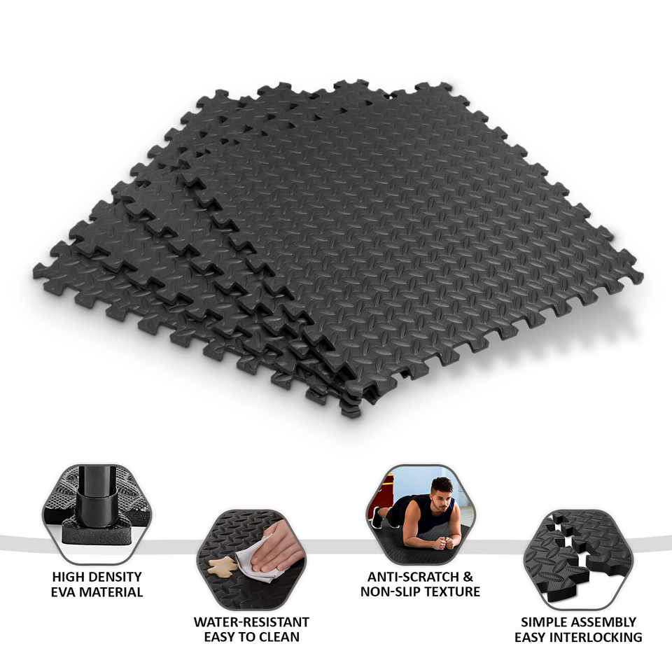 60cm Thick Heavy Duty Gym Flooring Interlocking Floor Mat EVA Soft Foam Yoga Mat