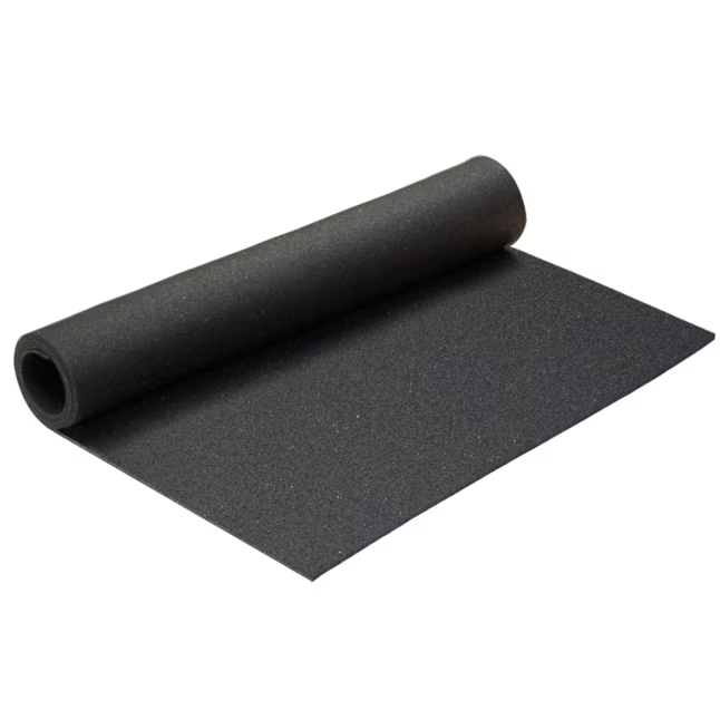 7ft GYM Rubber Floor Mat Roll Exercise Yoga Home Flooring Fitness Garage Peloton