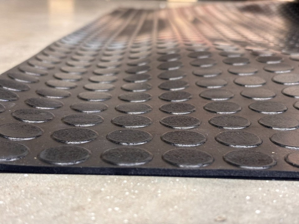 COIN Gym Floor Mat Rubber Roll Garage Golf Cart Truck Bed Flooring