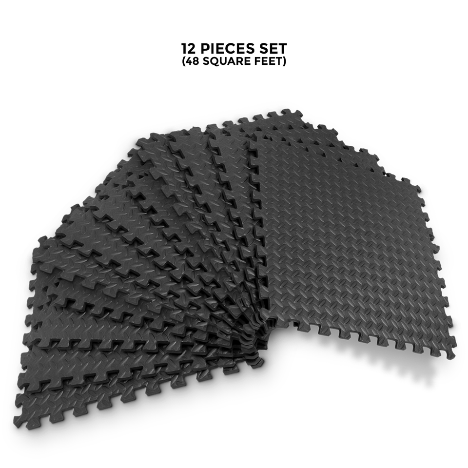 EXTRA THICK GYM FLOORING INTERLOCKING FLOOR MATS EVA SOFT FOAM MAT YOGA TILES UK