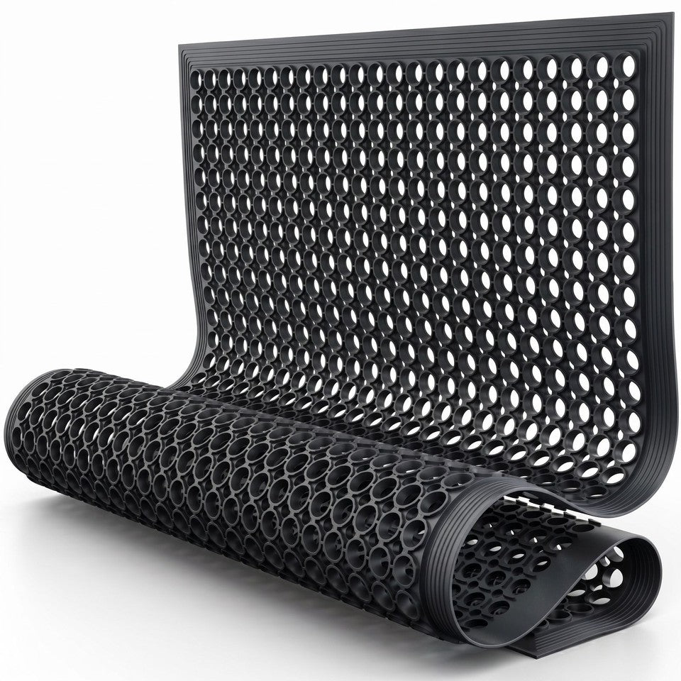 Heavy Duty Anti-Fatigue Floor Mat Black Commercial Non-Slip Indoor Outdoor