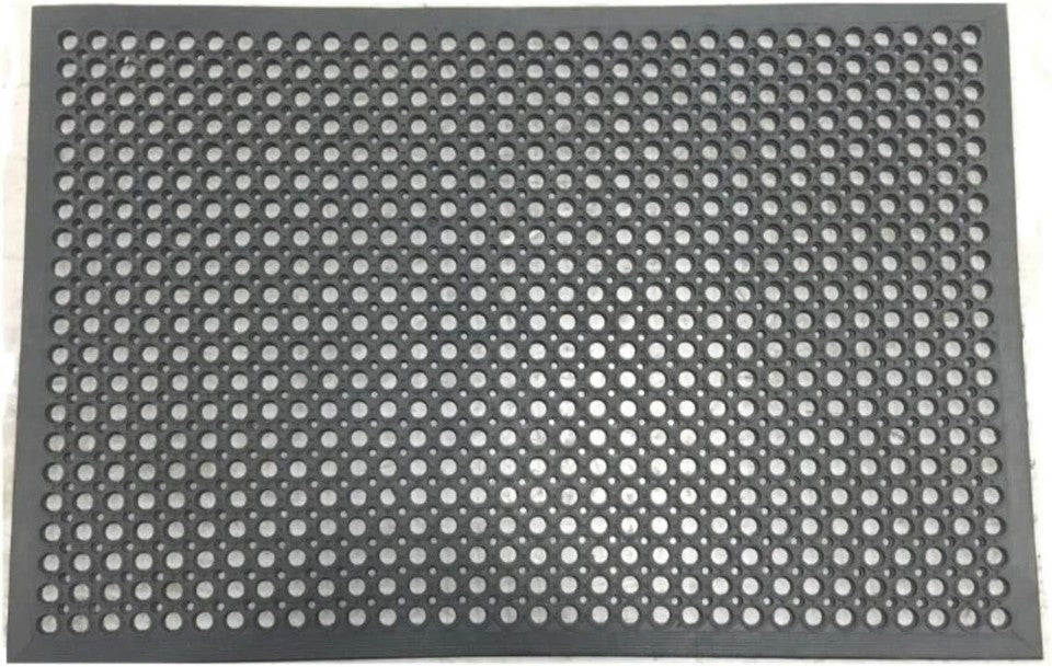 3' x 5'Anti Fatigue Floor Mat Commercial Home Garage Drainage Mat Rubber Black