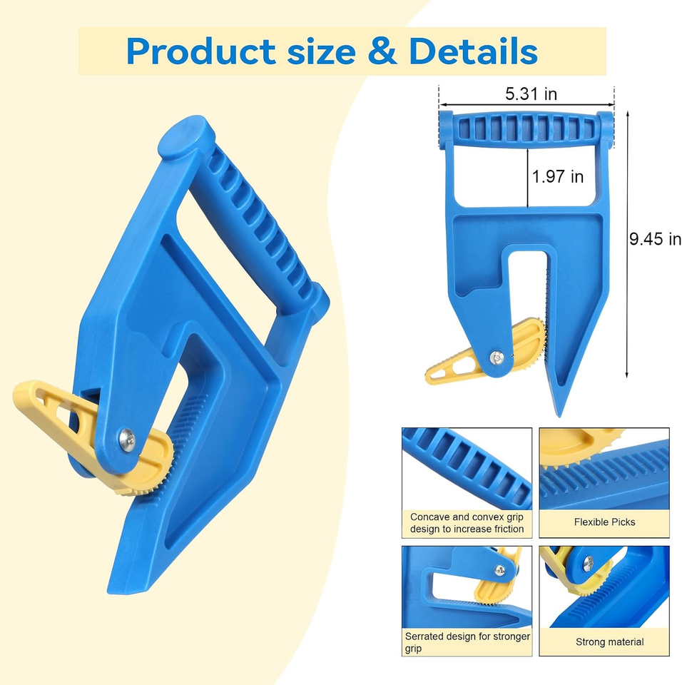 Feroca Heavy Duty Stall Mat Gripper, a Pair of Mat Mover Tool - Effortless Remov