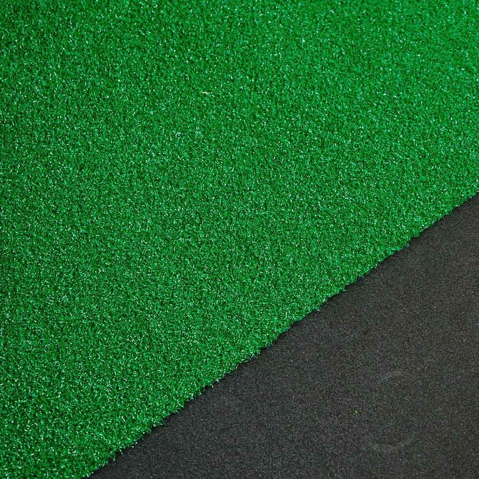 Fitness Artificial Turf Grass Gym Flooring Roll, Green 15ftx4ftx10mm Roll