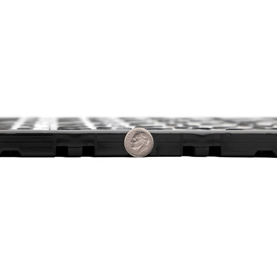 Nitro Pro Interlocking Garage Floor Tiles 12"x12",40 Pack,40 sqft