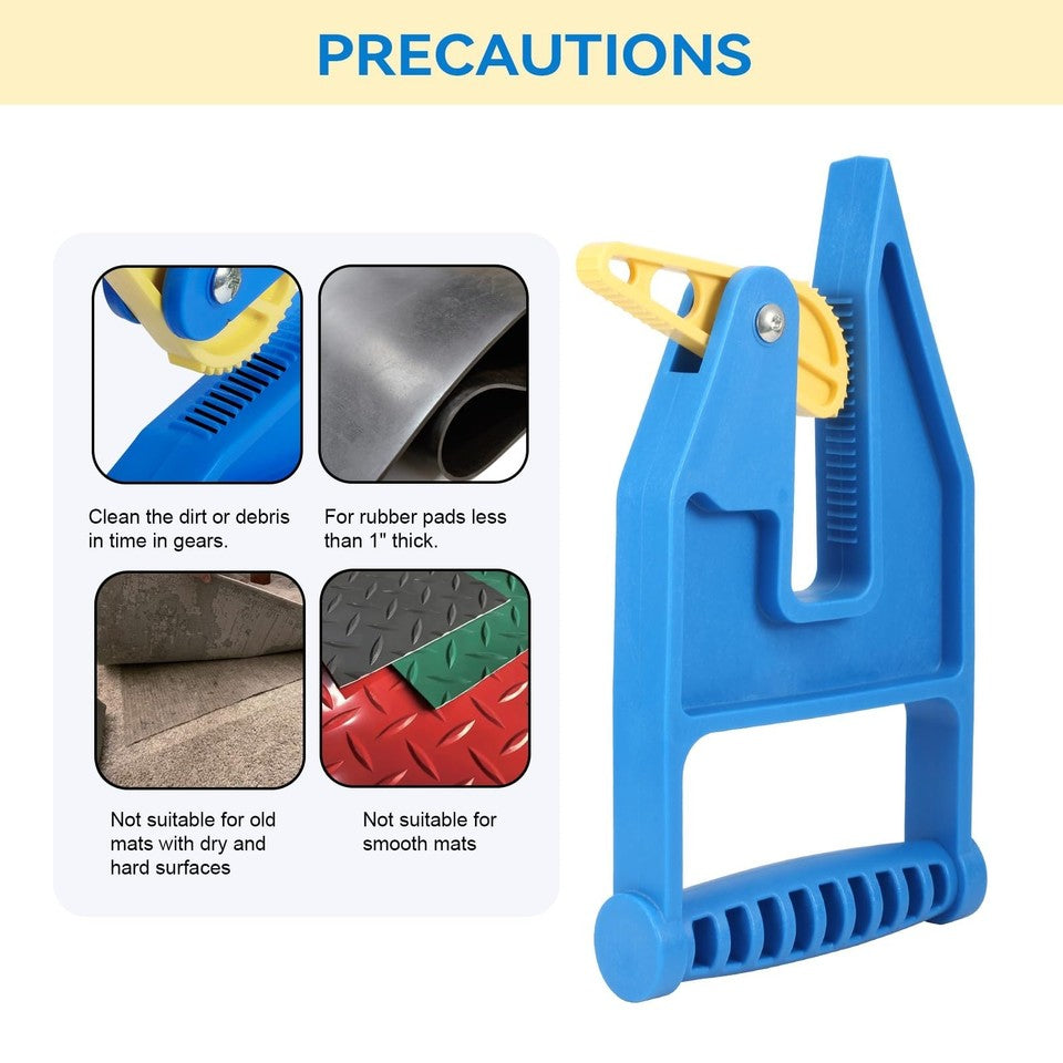 Heavy Duty Mat Gripper Tool - 2 Pack for Horse Stalls, Gym, Barn & Trailer