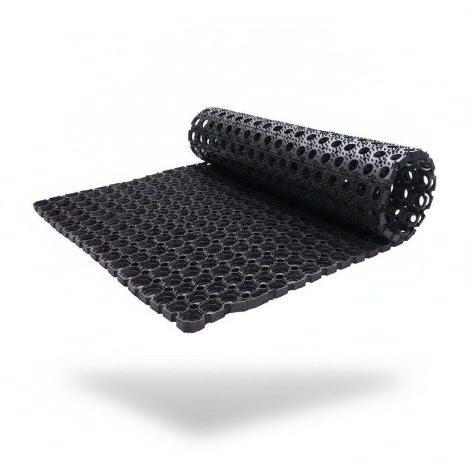 Heavy Duty Rubber Grass Mat Outdoor Playground Garden Anti-Slip Protection Ma...