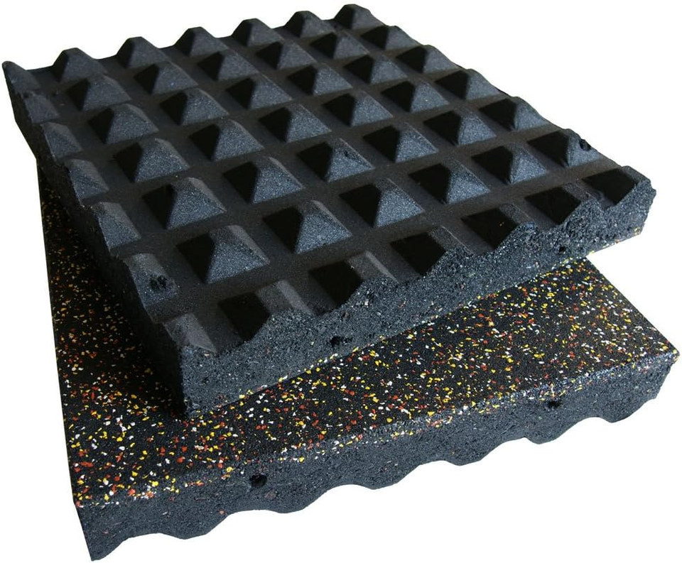 Eco-Safety Interlocking Playground Tiles - 8 Pack - 21.1 Sq Ft - Speckled Colors