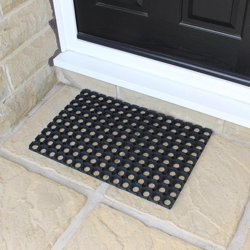 Interlocking Rubber Mats for Residential & Commercial Use, Indoor/Outdoor