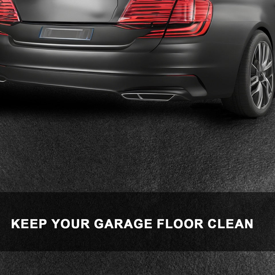 Oil Spill Mat, 79" x 98" Garage Floor Mat Under Car Large Repair Blanket Pad