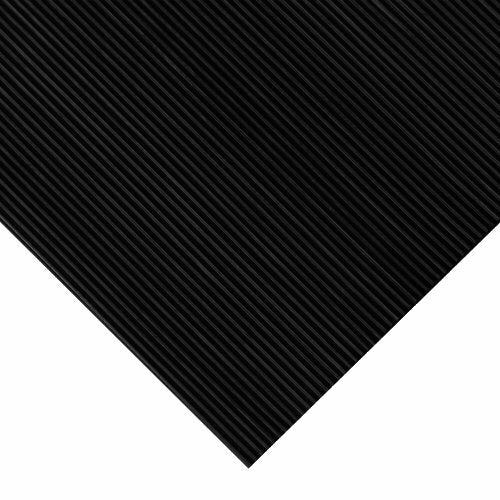 RIB Gym Floor Mat Rubber Roll Garage Golf Cart Truck Bed Flooring