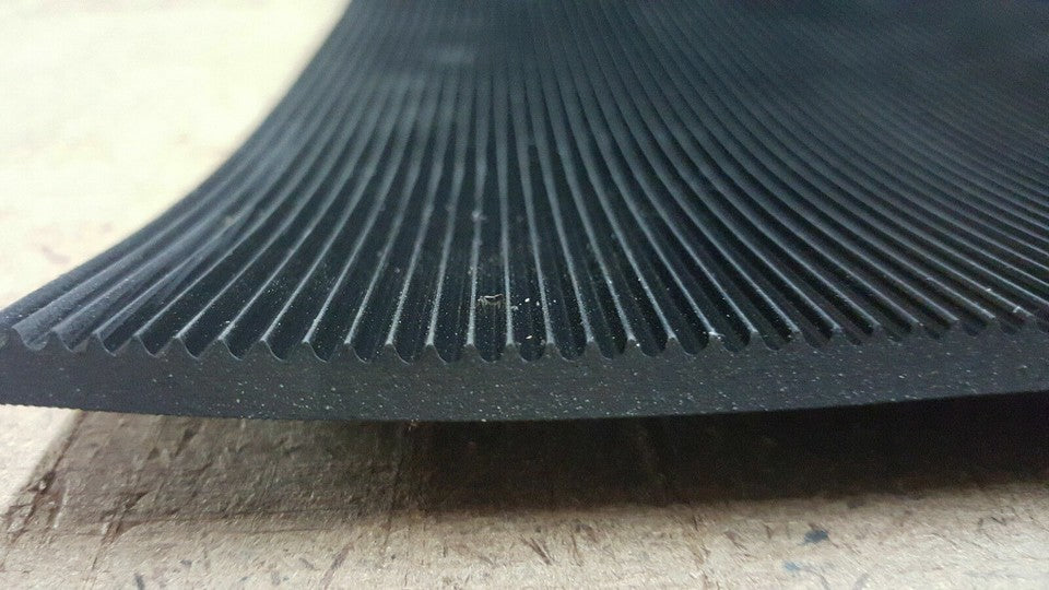 RIB Gym Floor Mat Rubber Roll Garage Golf Cart Truck Bed Flooring