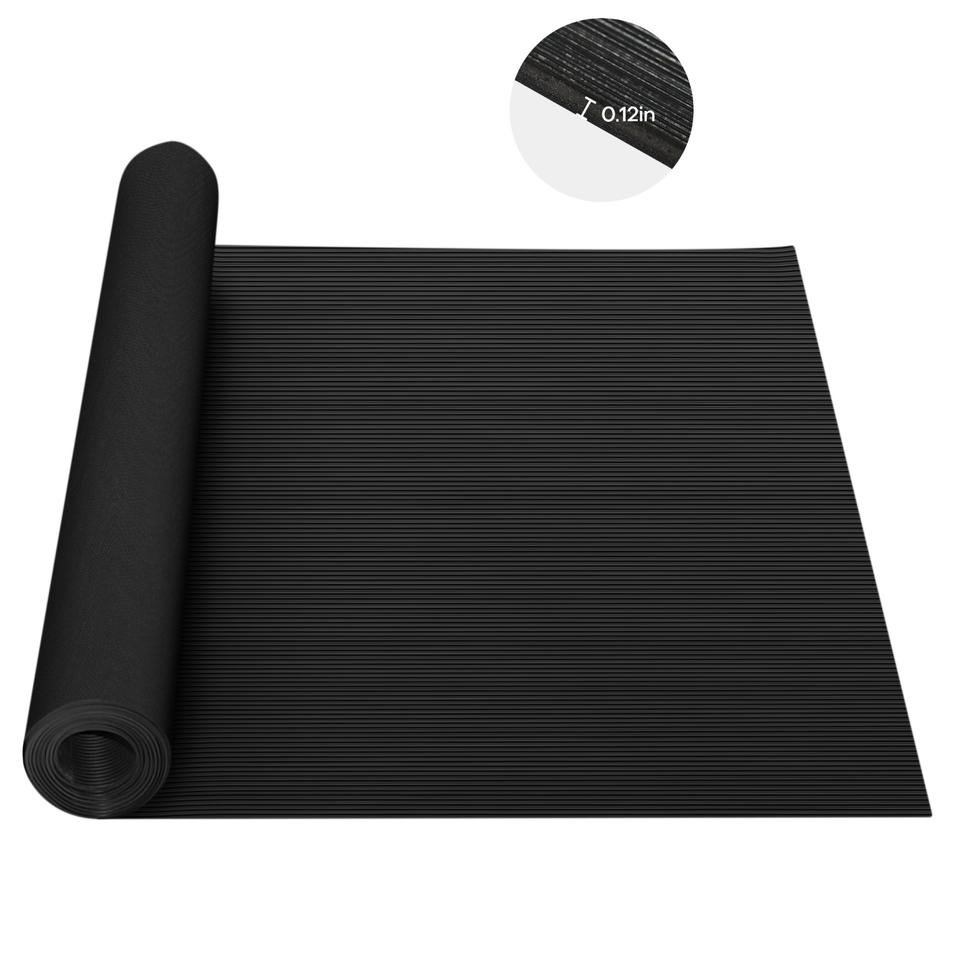 3mm Thick Garage Floor Mat Roll Heavy Duty Non-Slip Rubber Warehouse Trailer Mat