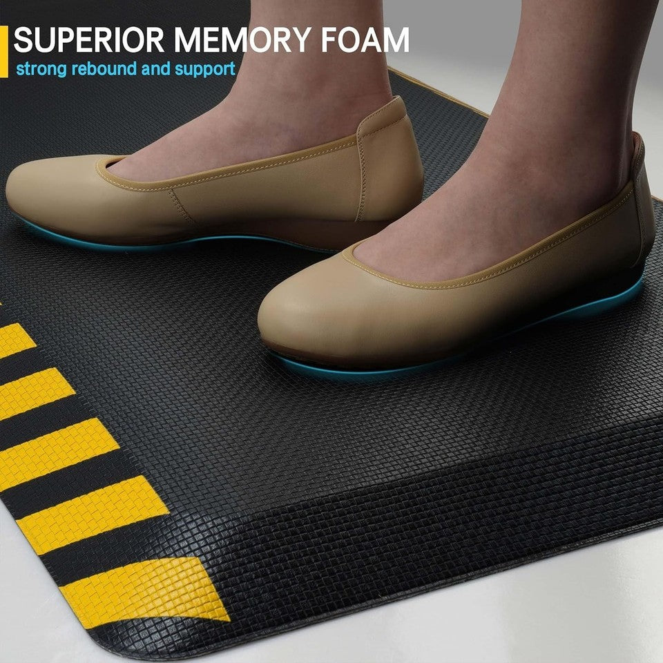 anti Fatigue Mats Industrial, Ergonomic Standing Floor Mat, Work Mats for Standi