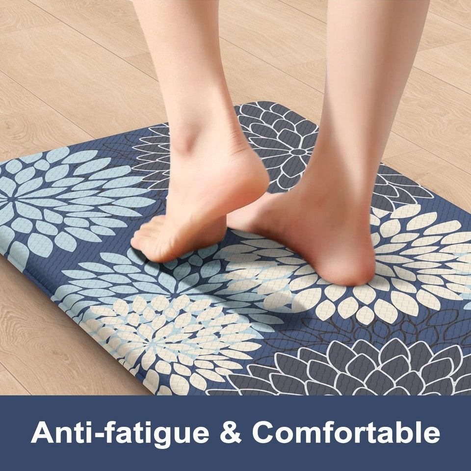 Anti Fatigue Kitchen Mats 2PCS Kitchen Mat for Floor Cushioned