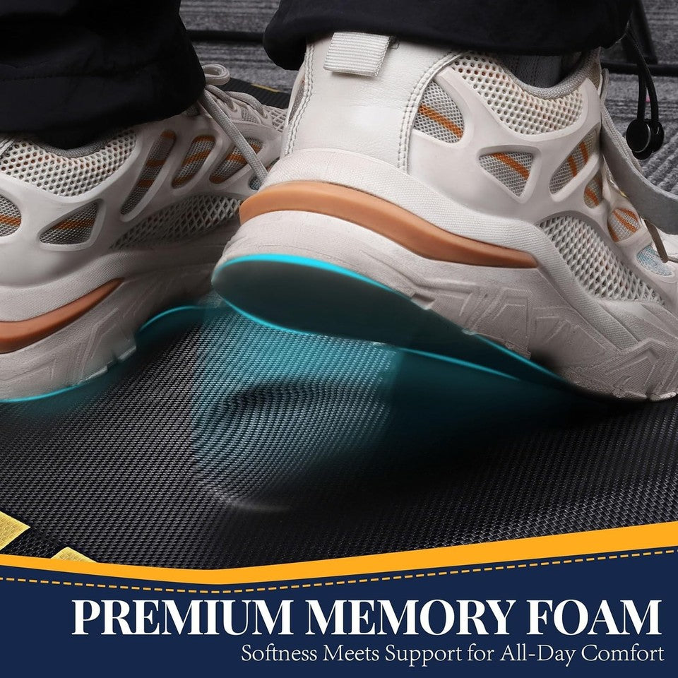 Anti Fatigue Mat Industrial, Ergonomic Standing Floor Mat for Work for Stand ...