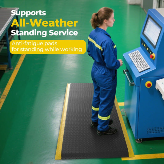 84" x 35" Anti Fatigue Mats Industrial,Ergonomic Anti-Fatigue Standing Floor Mat