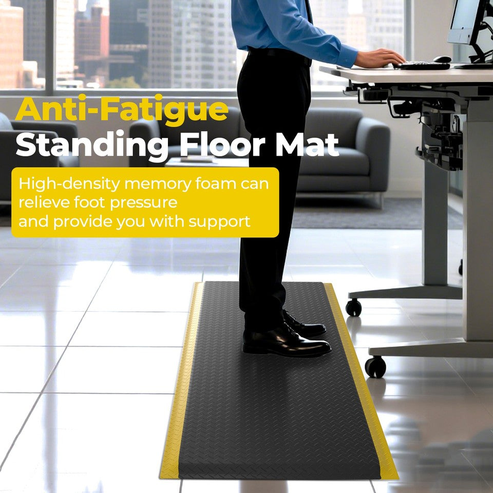 84" x 35" Anti Fatigue Mats Industrial,Ergonomic Anti-Fatigue Standing Floor Mat