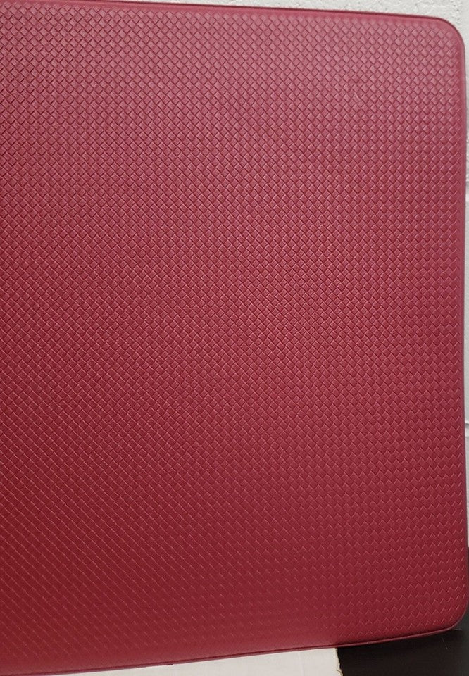 ANTI-FATIGUE NON SLIP PVC KITCHEN FLOOR MAT (18"x30") RED/BURGUNDY COLOR, CE