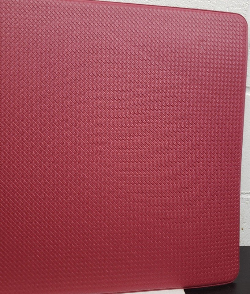 ANTI-FATIGUE NON SLIP PVC KITCHEN FLOOR MAT (18"x30") RED/BURGUNDY COLOR, CE
