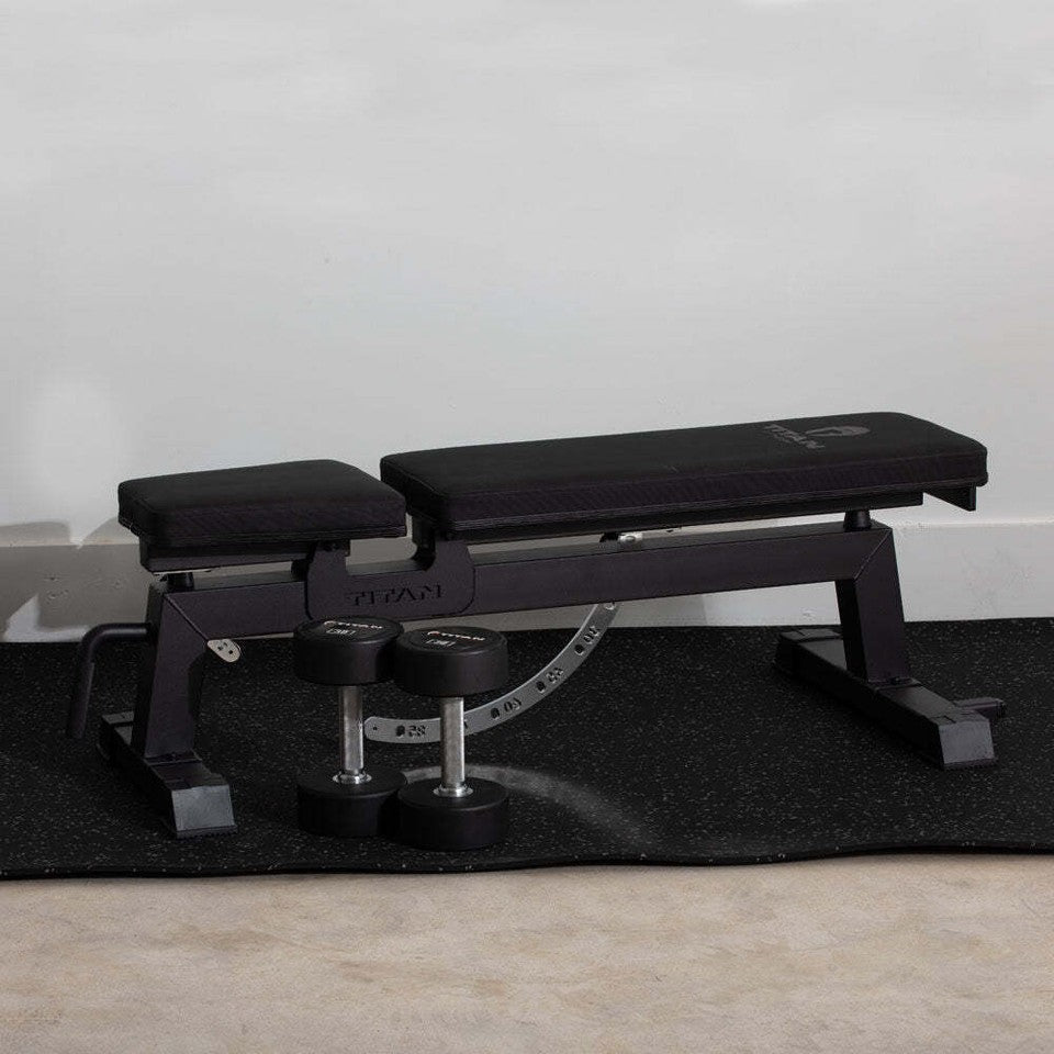 Fitness 15ftx4ftx8mm Gray Crumb Rubber Gym Flooring Roll, Non-Slip Texture