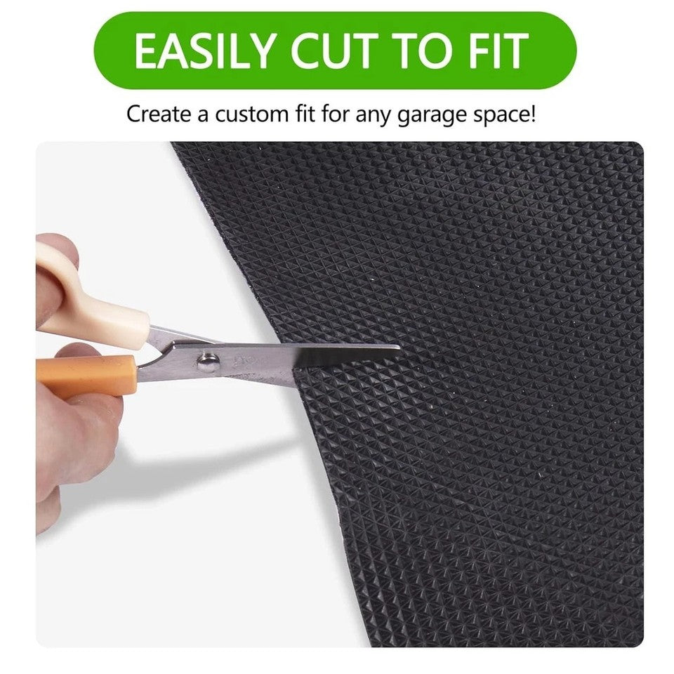 Garage Floor Mat 32"x64" Oil Spill Mat for Under Car Heavy Duty Parking Mat