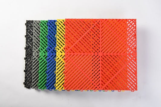 34 Garage Floor Tile Interlocking Perforated Basement Flooring Tile Case 16"x16"