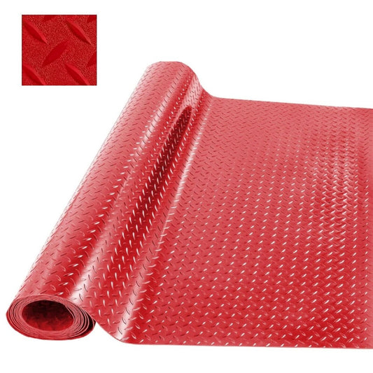 Garage Flooring Mat Roll Trailer Floor Protecting Covering Raised Mat Non-Slip