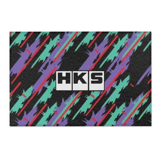 HKS Oil Slick Area Rug, HKS Shop Mat, HKS Garage Floor Mat, HKS Door Mat