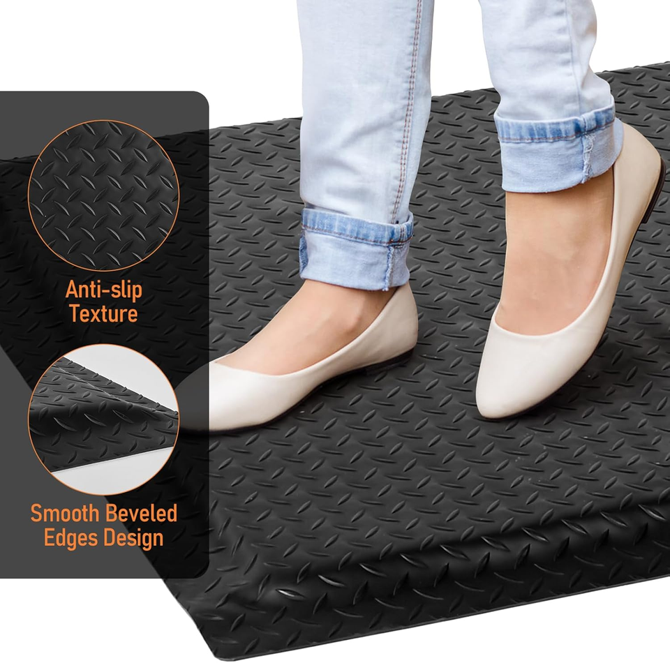Heavy Duty Anti-Fatigue Mat 2' x 7' for Comfort in Commercial Kitchens