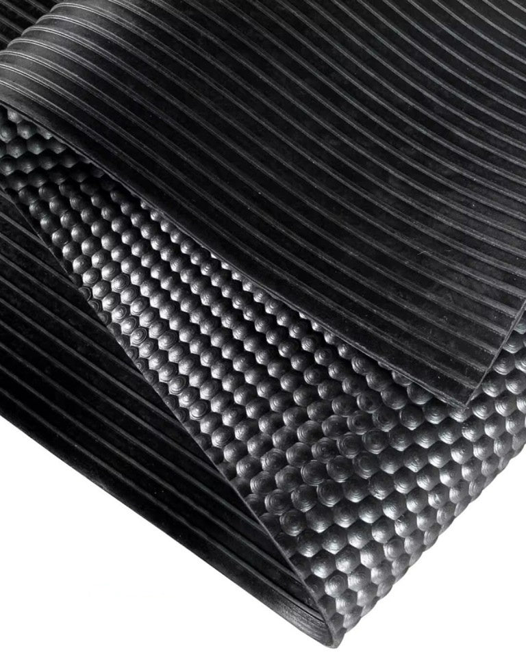 Heavy Duty Rubber Flooring Roll 10mm 2.4mx10m HammerTop Mat | Industrial, Gym...
