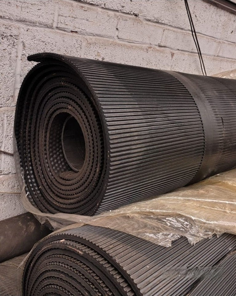 Heavy Duty Rubber Flooring Roll 10mm 2.4mx10m HammerTop Mat | Industrial, Gym...