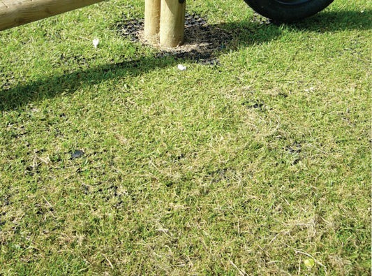 Heavy Duty Rubber Grass Mat Outdoor Safety Flooring Childrens Playground x 3