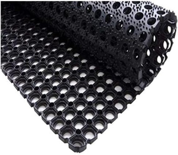 Heavy Duty Rubber Grass Mat Outdoor Playground Garden Anti-Slip Protection Ma...
