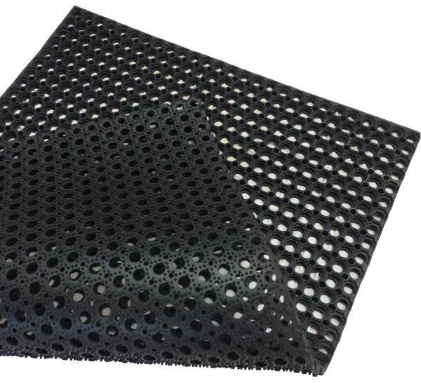 Heavy Duty Rubber Grass Mat Outdoor Safety Flooring Garden Golf Playground x 2