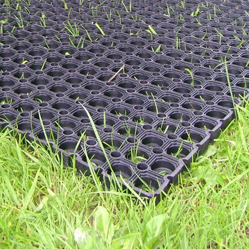 Heavy Duty Rubber Grass Mat Outdoor Safety Flooring Childrens Playground x 3