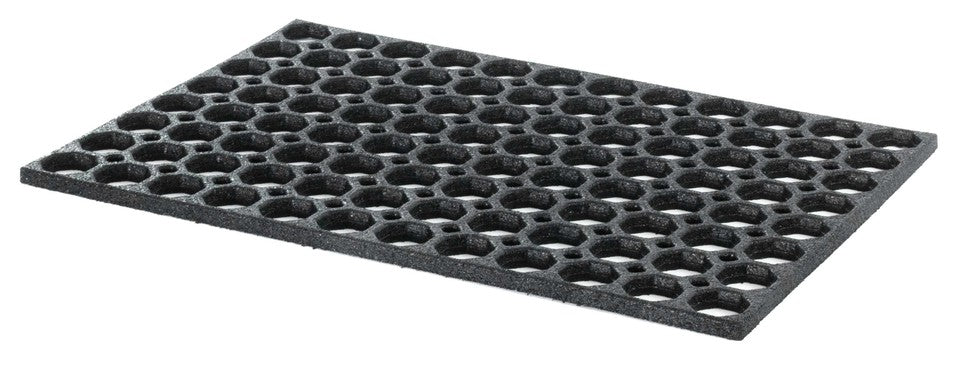Honeycomb Outdoor Rubber Ring Entrance Floor Door Mat, Heavy Duty Drianage Matt