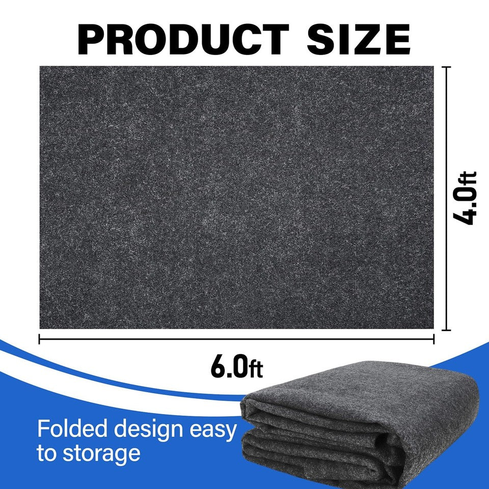 4 x 6ft Horse Stable Mat Non-Slip Floor Cuttable Lightweight Water Absorbent