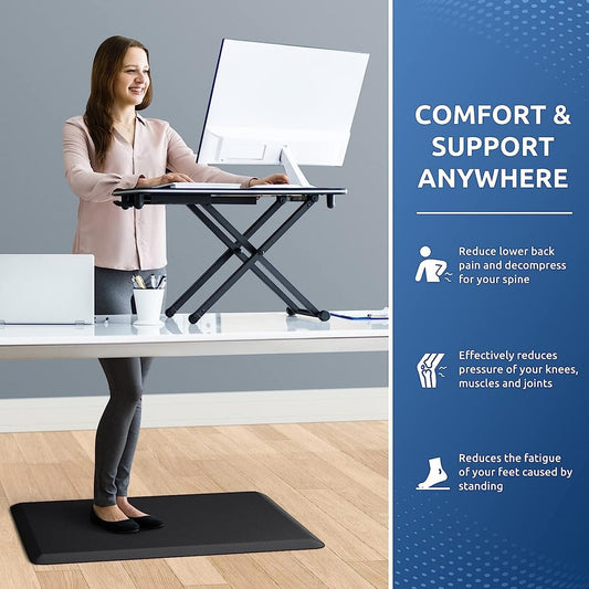 1/2 Inch Cushioned Kitchen Rug Anti Fatigue Waterproof, Non Slip Mat 17.3"x28"