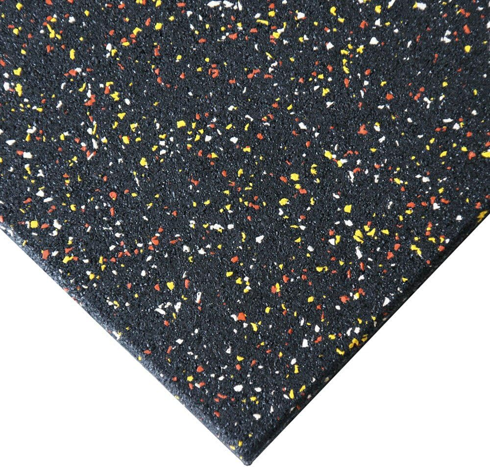 Eco-Safety Interlocking Playground Tiles - 8 Pack - 21.1 Sq Ft - Speckled Colors
