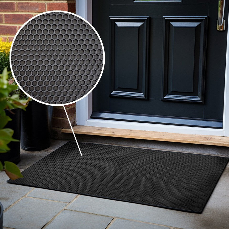 Large Rubber Floor Mats Heavy Duty Non-Slip Industrial Mats for Indoor/Outdoor