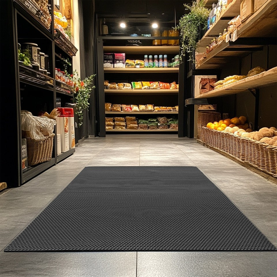 Large Rubber Floor Mats Heavy Duty Non-Slip Industrial Mats for Indoor/Outdoor