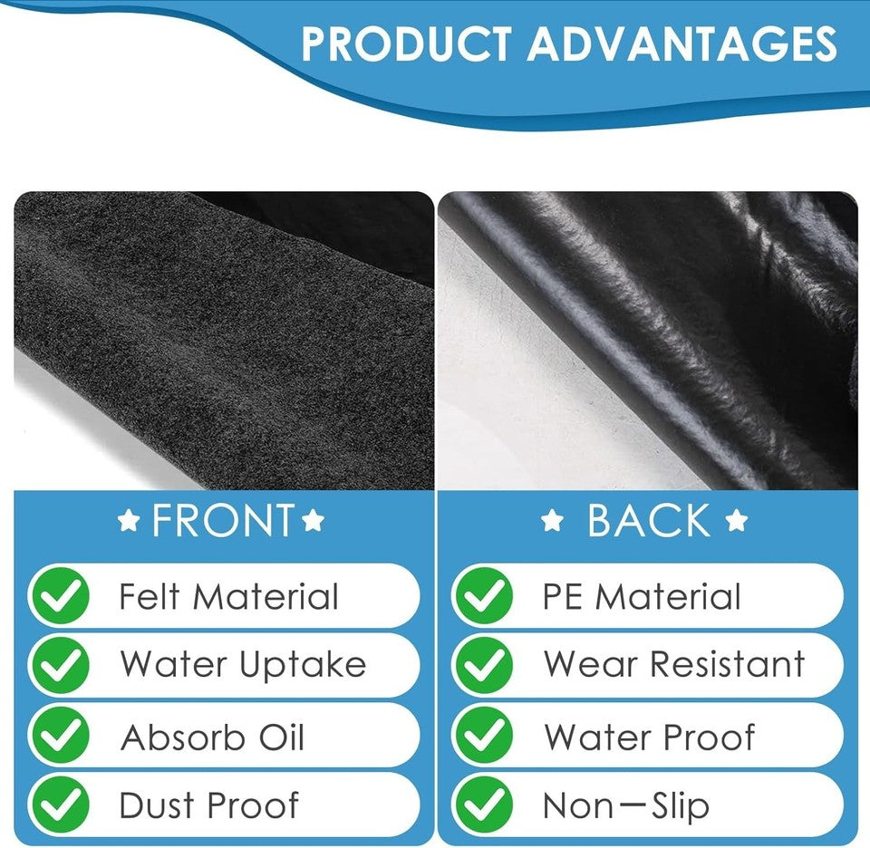 Lightweight Horse Stall Mats 48''x72'' - Non-Slip Back