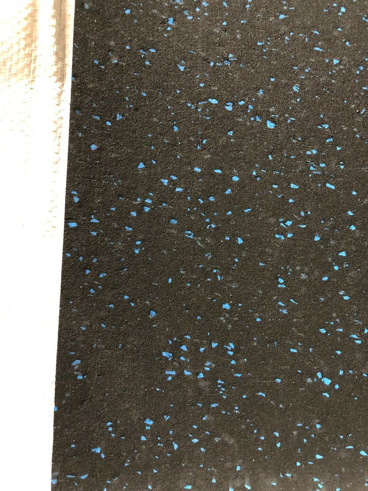 Rubber Gym Flooring Rolls blue colour 1.25mx10mm UPTO 5M