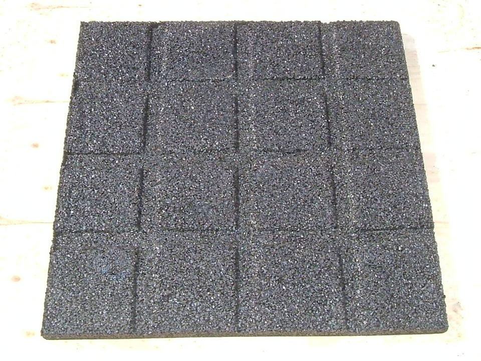 4 Rubber Safety Tiles Heavy Duty Playground Swing Slide Play Area Outdoor Mats