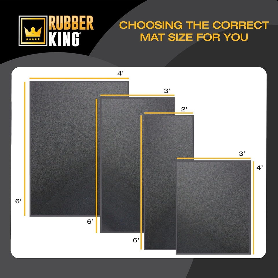 Eco-Friendly Non-Slip Rubber Exercise Mat for Home Gym & Outdoor Workouts