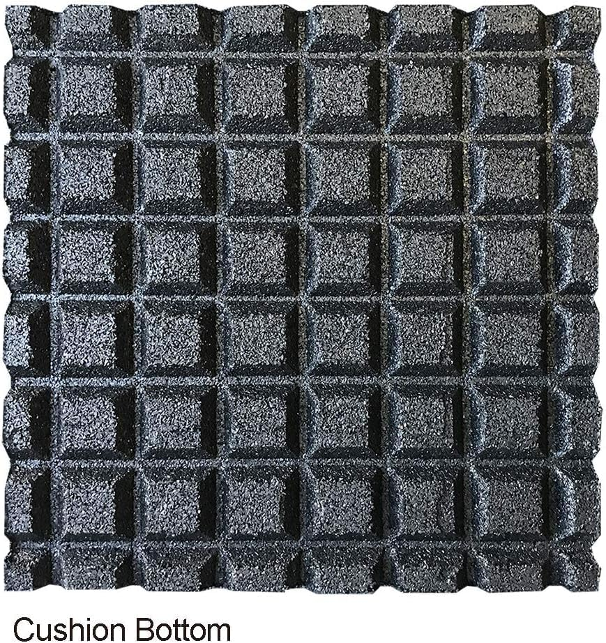 Ultra Thick Interlocking Rubber Tiles - 20" x 20" for Outdoor Play & Gym