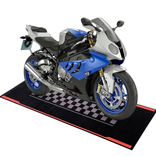 Washable Motorcycle Mat 78"x31" NonSlip Garage Floor Rug Oil Absorbent Pad